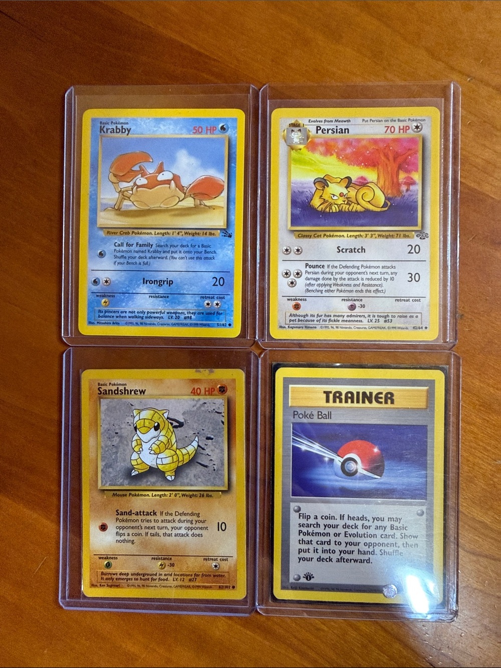 Classic Trading Card Set - Yellow/Gold Accent vintage cards